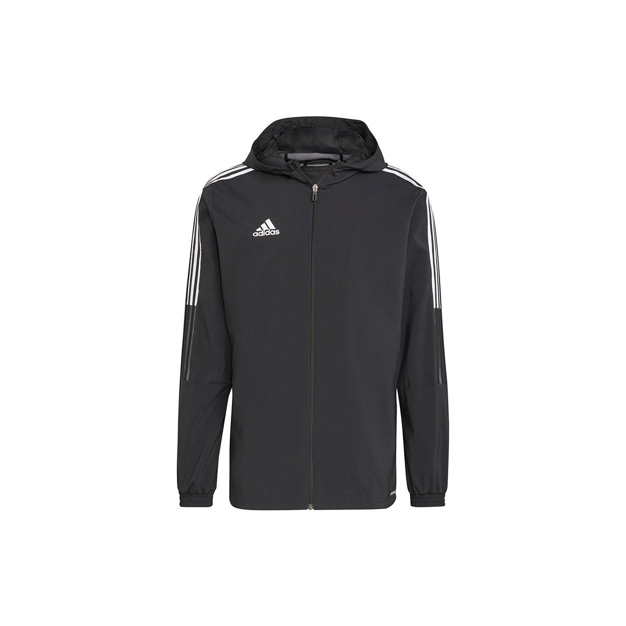 adidas Tiro21 Wb Soccer/Football Training Sports hooded Logo Jacket Black Men s GP4967 XS