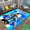 1pc Football Star Messi Printed Chair Rug for Home Office Use, Living Room Kitchen Game Room Area Carpet
