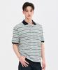 CHASECULT Men'S Striped Short Sleeve Collared T-Shirt-Fbrk5712D0H