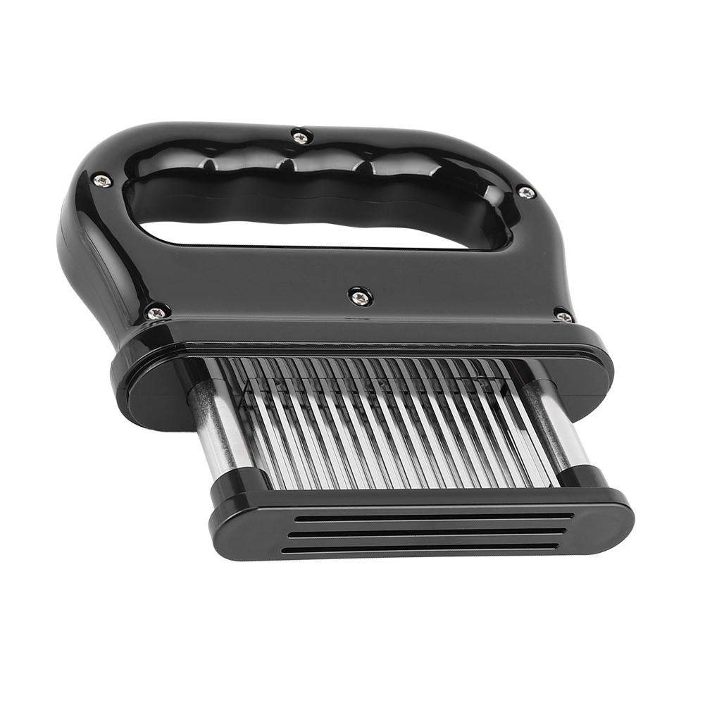 Black 48‑Needles Meat Beaf Steak Tenderizer Tool With Handle Kitchen Cooking Accessory