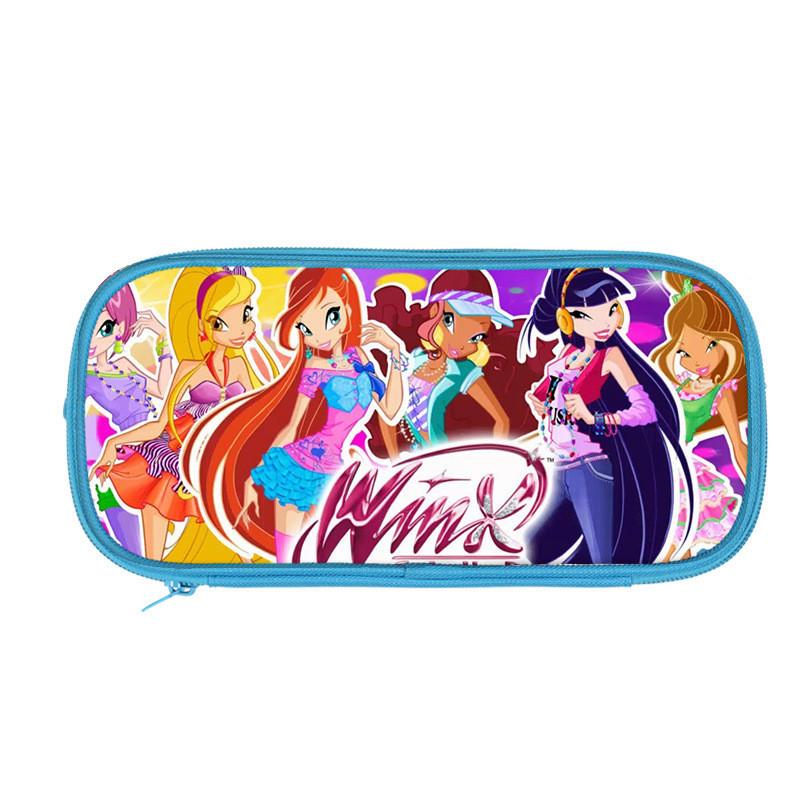Winx Club Pencil Case Double Layer Storage Organizer For Students And Kids