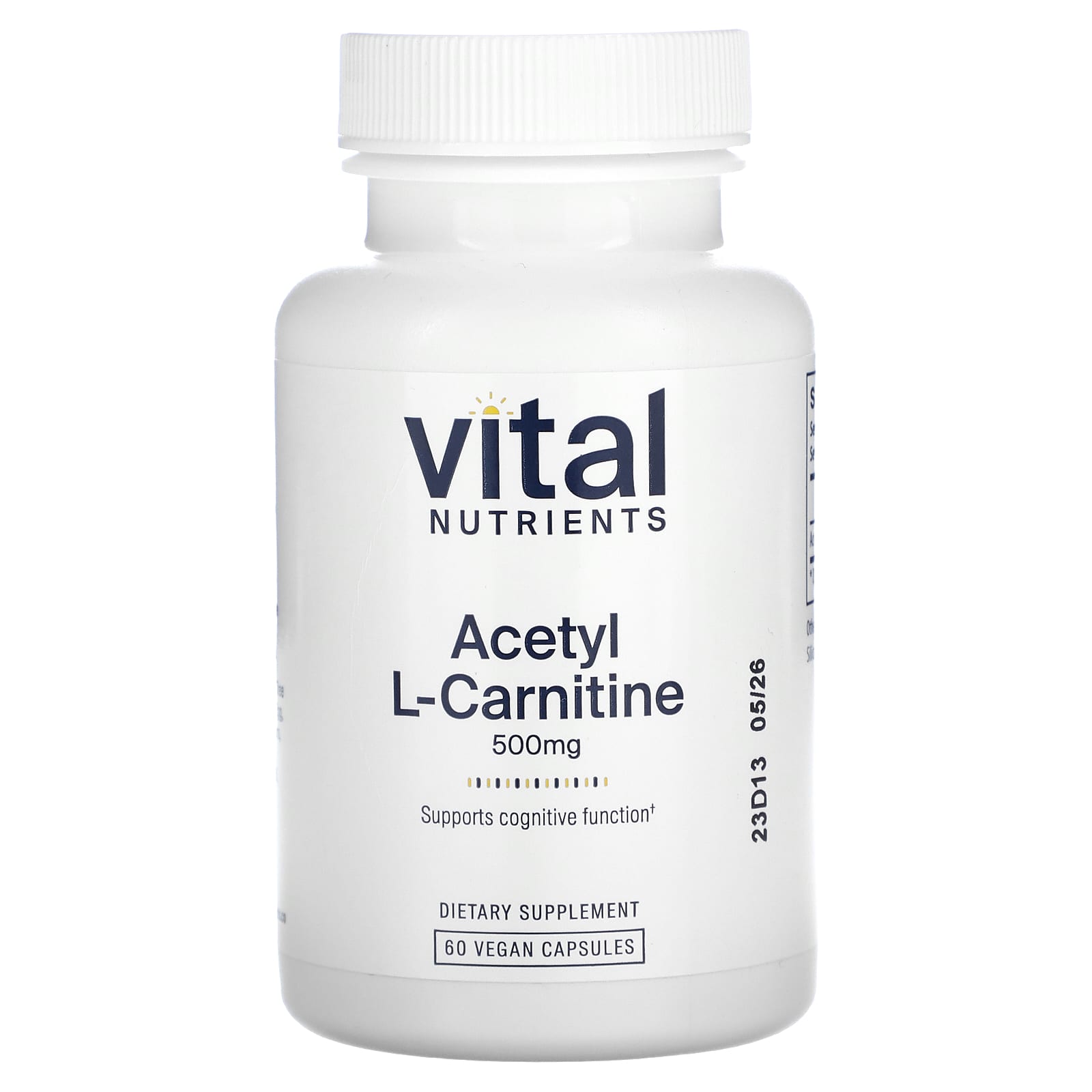 

Acetyl L-Carnitine, 500Mg, 60 Veggie Caps