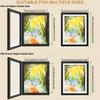 Kids Artwork Storage Frame Magnetic Front-Opening Photo Frame for Children's Drawings Poster Photo Drawing Paintings Pictures
