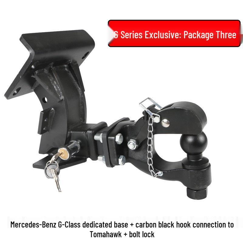 Compatible with Mercedes-Benz G-Class (G500, G350, G63, W463) rear tow bar modification, including unlicensed tow hooks.