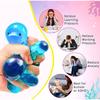 Noctilucent Squishy Ocean Cube Fun Blue Slow-Rising Squishy Toy Squeeze Stress Relief Portable Relaxing Fidget for Small Gift