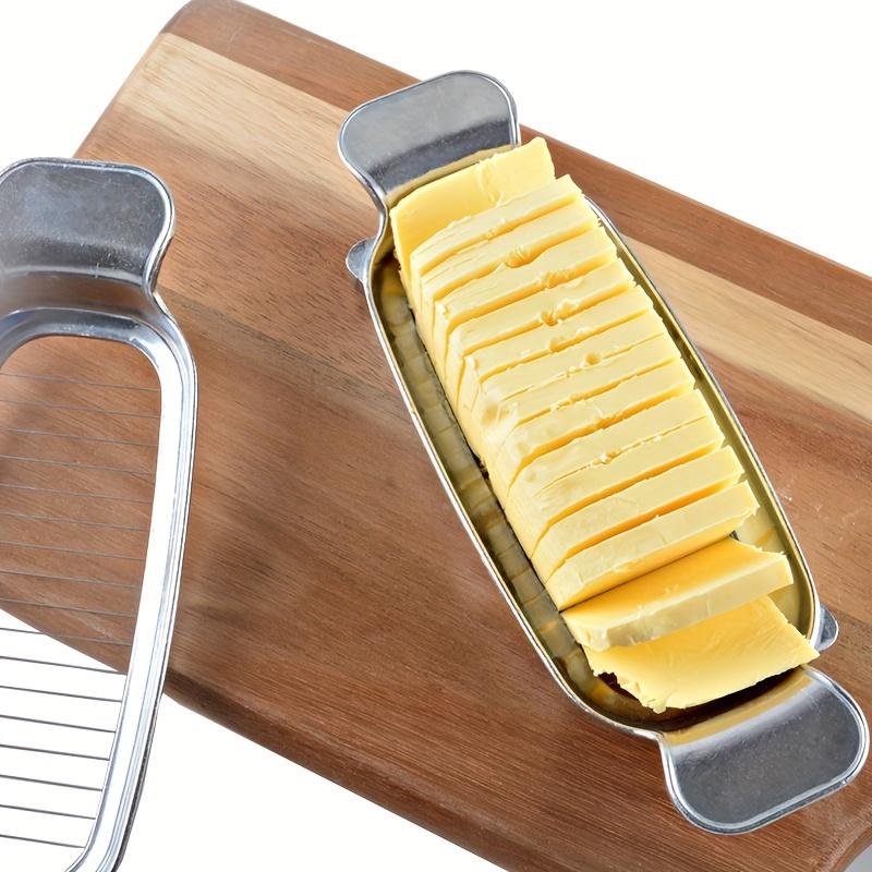 Cheese Slicer with Ergonomic Handle Multi-Functional Kitchen Tool for Uniform Slicing of Butter, Cheese, and Fruits Butter Slicer
