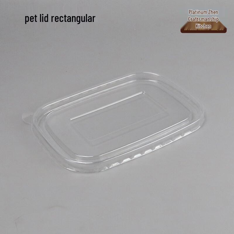 Bo Zhen Craftsman Chef Disposable Rectangular Food Containers with PET Lids 501-1000mL
