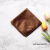 Velvet Pocket Square Scarf - Fashionable Men's Dress Accessory for Weddings and Parties