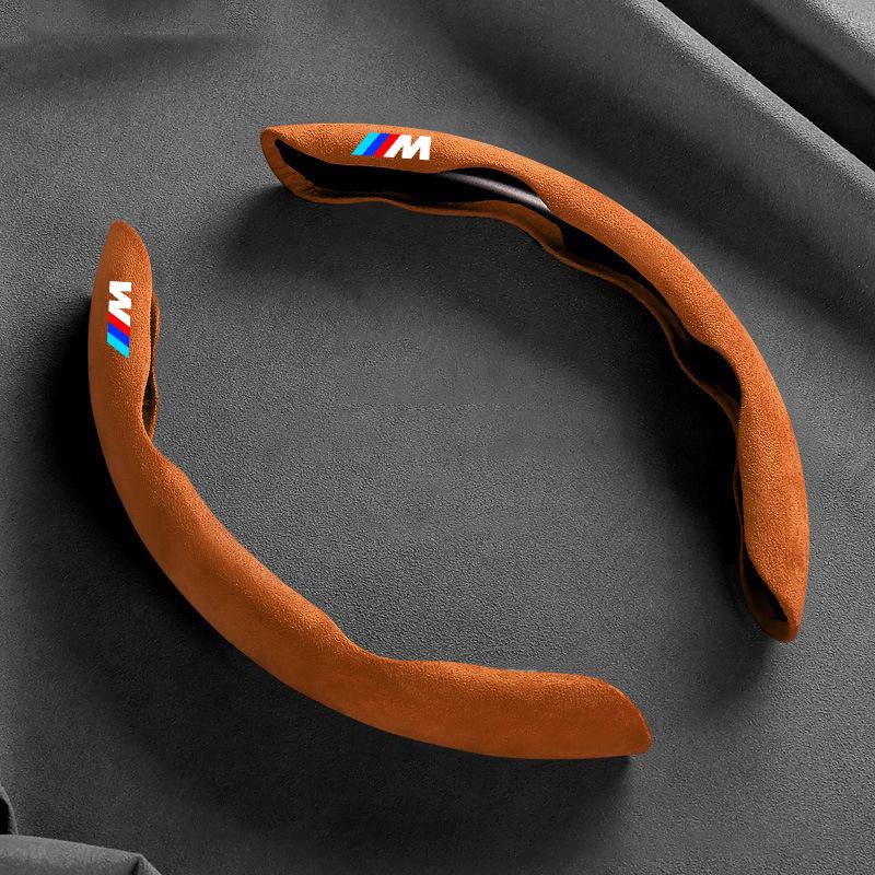 Suede Auto Steering Wheel Cover Car Steering Wheel For BMW M Sport 1 Series F20 M135i M140i M235i M240i X1 F21 F48 X2 F39 X3 F25 AW3