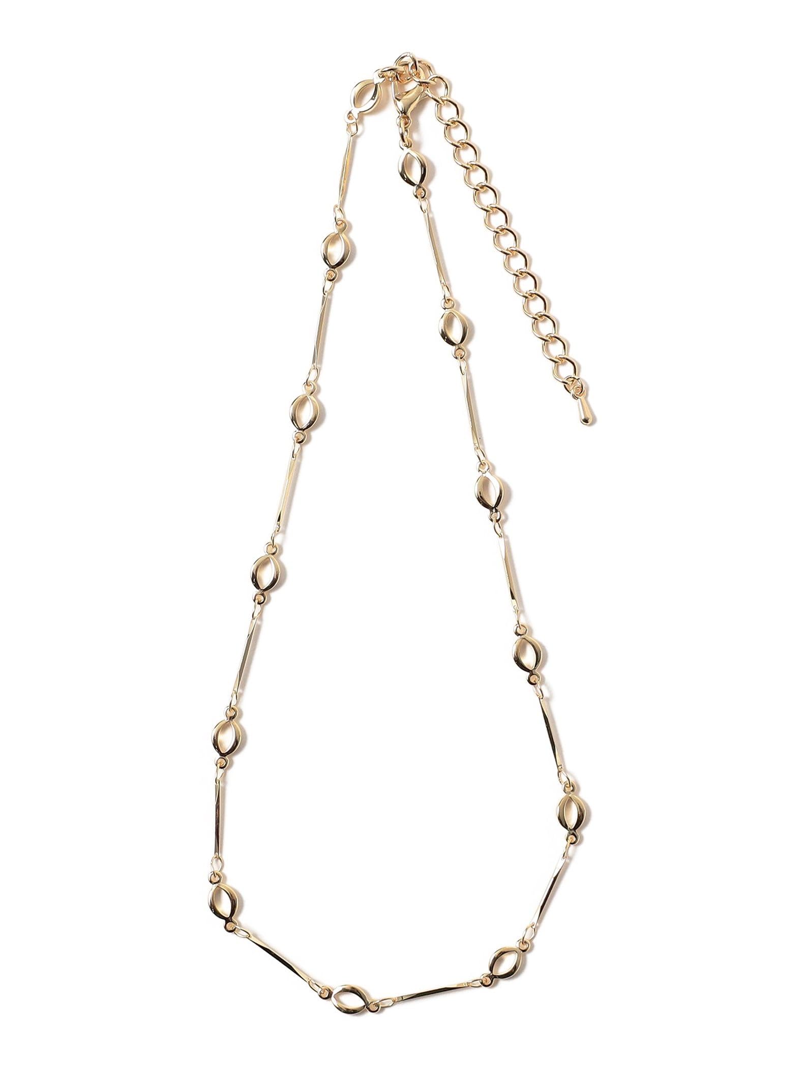 [BEAMS HART] Accessories Bar Chain Necklace Women s GOLD ONE SIZE