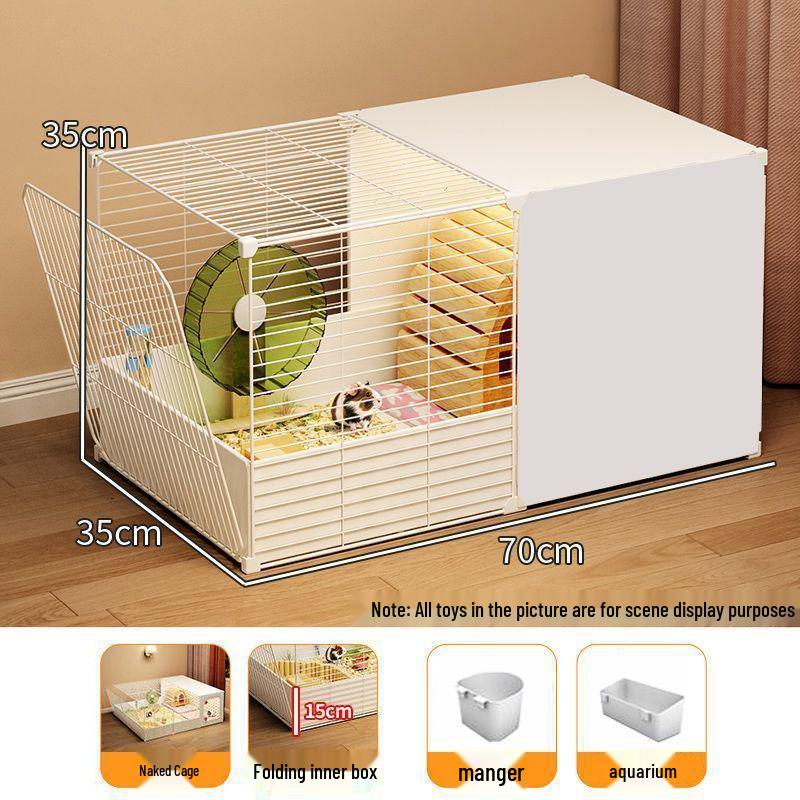 Golden Bear Large Hamster Cage - Spacious, Anti-Escape, Easy To Clean, Luxury Design, Full Set With Shipping Included