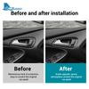 UZYJ9 Real Soft Carbon Fiber Sticker For Ford Focus SE RS ST Ecoboost 2015 2016 2017 2018 LHD RHD Car Inner Door Handle Panel Trim