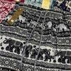 39 Designs Elephant Pants Loose Leg Adjustable Elastic Waistband StrapUnisex Women Men Print Thailand Casual Streetwear Boho Bohemian Retro Vintage