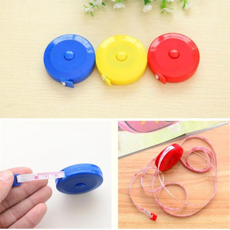 Retractable Measuring Tape Portable Body Tape Measure 1.5Meter for Fabric Sewing