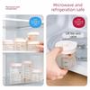 Transparent Sealed Container Silicone Sealed Lid Glass Storage Containers  Kitchen