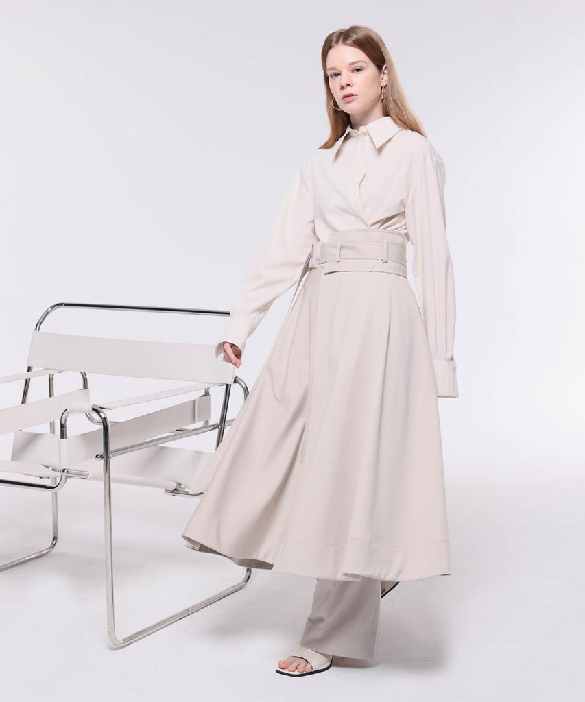 Kankeu Two-Way Shirt - Cream