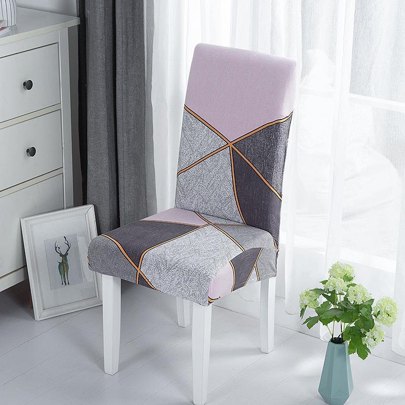 Chair Cover Universal Dining Table Chair Cover Household Banquet Chair Cover Elastic Back Chair Cover Color Matching Chair Cover
