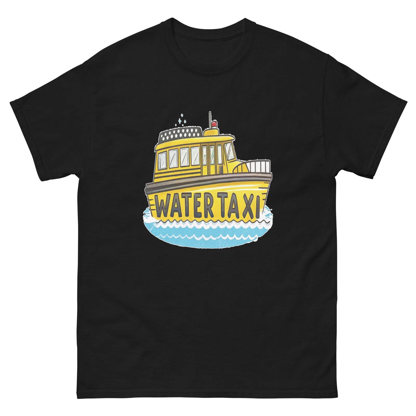 Water Taxi Transportation Vehicle Illustration T-Shirt S