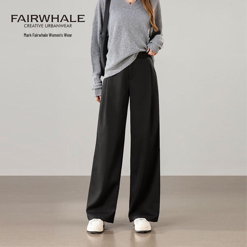 

Mark Fairwhale Women s 2025 High-Waist Pleated Slim Straight-Leg Trousers S (80-95 lbs)