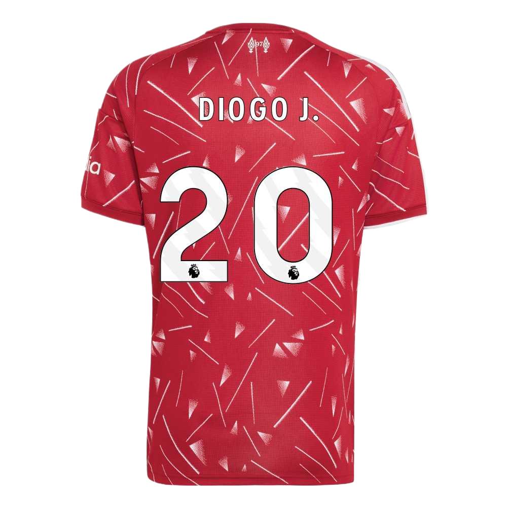 adidas Liverpool Diogo Jota 20 Home Quick-Dry Pullover Short Sleeve Football Shirt Fan Version Men Tops KA6852-20