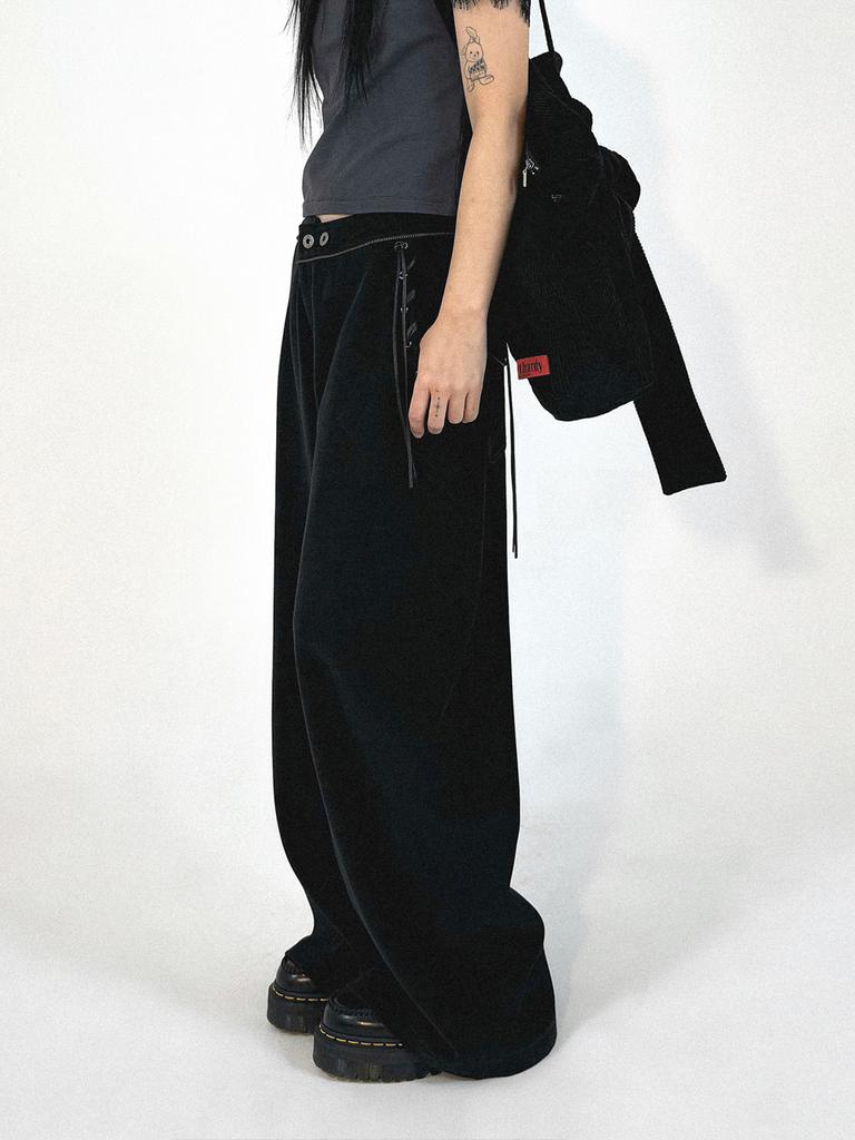Seutillesseodi Zip Teeth Pants