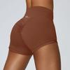 ALOSCO Women's Quick-Dry Yoga Shorts - Slimming Tight Fit, Bare Feel Peach Hip Lift
