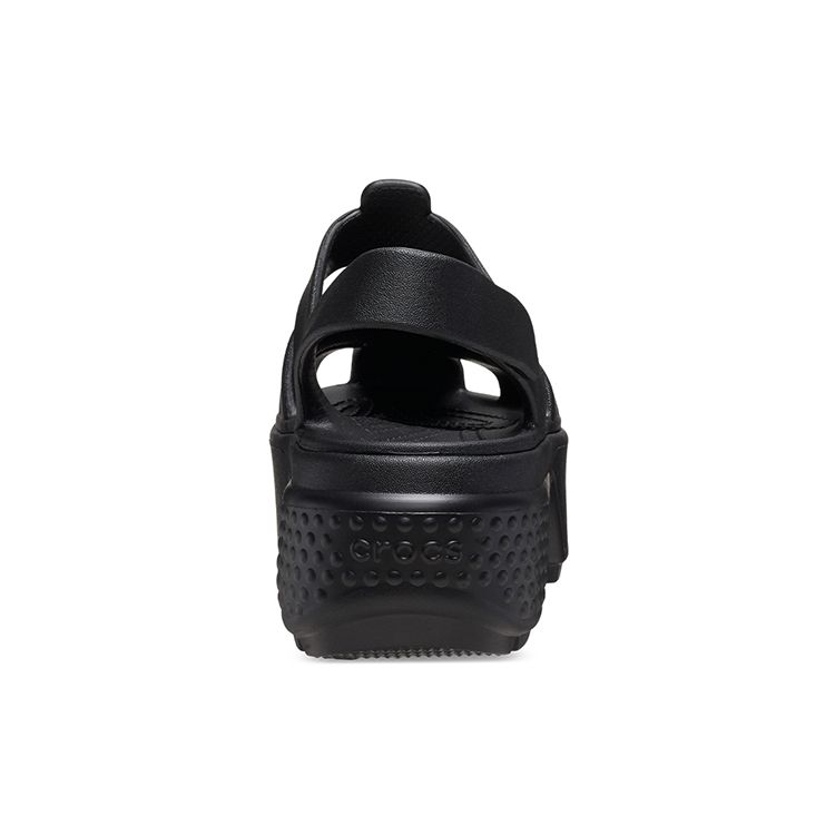 Crocs Stomp Fisherman Sandalo Nero Donna 209938-001