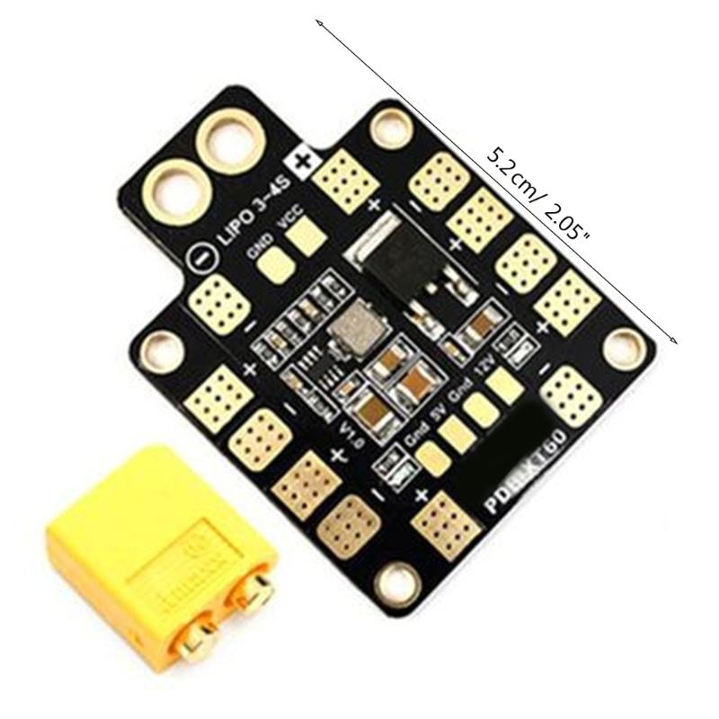 Power Distribution Board PDB XT60 BEC 5V & 12V for RC Helicopter Quadcopter Muliticopter Drone