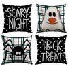 Halloween Polyester Printed Pillow Case Printed Home Living Room Sofa Bedroom Decorative Pillow Case