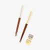 Afternoon Tea Living Chopsticks HC86 Wakasa Lacquer Antibacterial Couple Chopsticks & Chopstick Rest Set, One Color