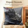 Destroyers Usa Cool Cushion Cover Natural Linen Organic Fabric Double-Sided Printing Sofa Home Decor Gift Pillow Case
