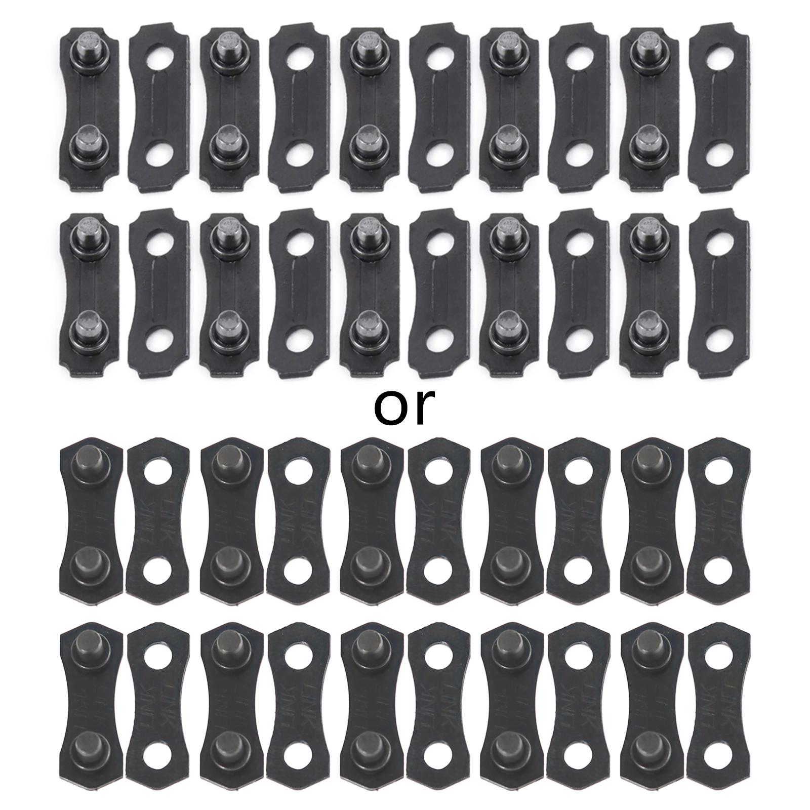 

10 комплектов 3/8 ремкомплектов для цепей бензопил для .043 .050 главных звеньев стяжных ремней запасных частей для цепных пил аксессуары