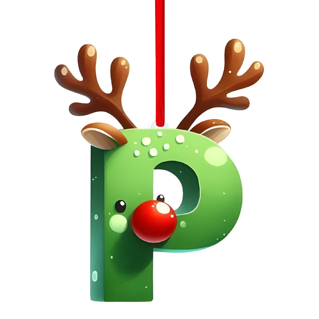 26 Letter,Christmas,Ornaments,Acrylic,1