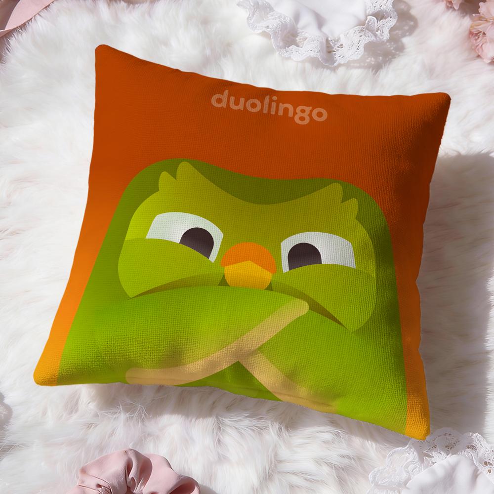 Brand D-DuolingoS Cushion Cover Premium Comfort Reversible Pillow Cove -Two In One Design for Any Room & Car Interior