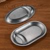 Thickened Snack Plate Oval Shaped Serving Tray Simple Dumpling Plate  Kitchen