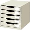 Kokuyo LC-15M Letter Case, Steel Drawer, A4 Vertical, Double Drawer, 5 Tiers