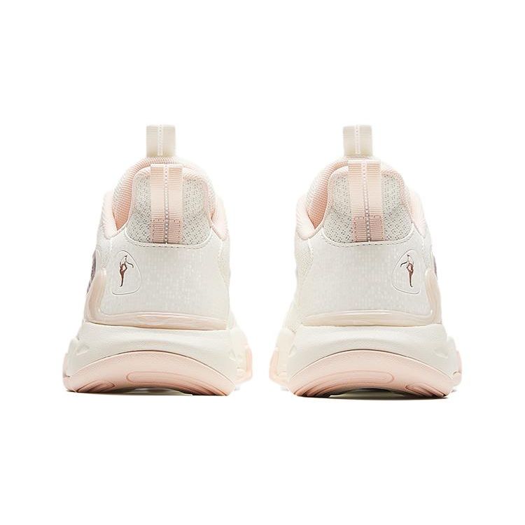 Anta Kids Lightweight Low-Top Running Shoes Kids sneaker White Pink 322415510-2