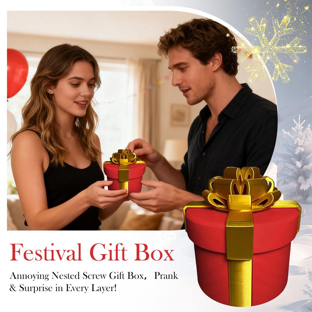 Nested Screw Gift Box, Home Daily Necessities, Cartoon Horse Sculpture, Decorative Ornament