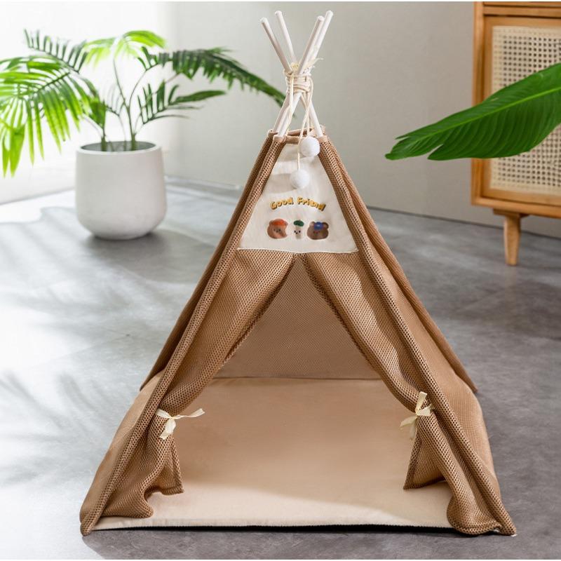 Kedi Yuvası  Evrensel Evcil Hayvan Çadırı  Yazlık Çıkarılabilir ve Yıkanabilir Kedi Yuvası  Yazlık Küçük Köpek Yavru Yatağı  Yavru Kedi Evi