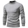 European Chic Men's High-Neck Sweater: Autumn/Winter 2025 Light Luxury Knitwear, High-End Base Layer