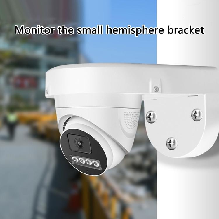 Durability Plastic Wall Mount Bracket For 3Inch Security Cameras Lightweight Construction Vibration Resistant Base