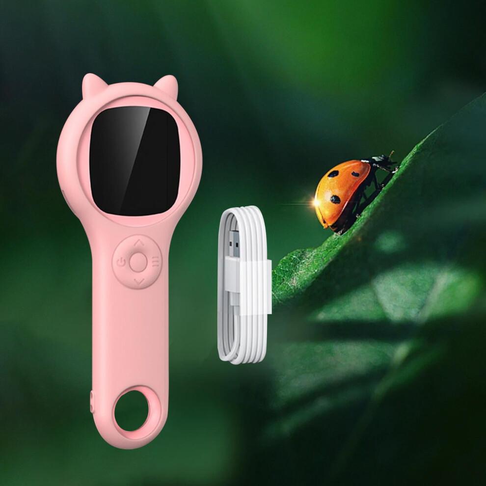 STARTIST Kids Magnifying Glass Educational Learning Toy USB 500x Magnification Handheld Science Toy Interactive for Boys Girls Ages 3+ Pink