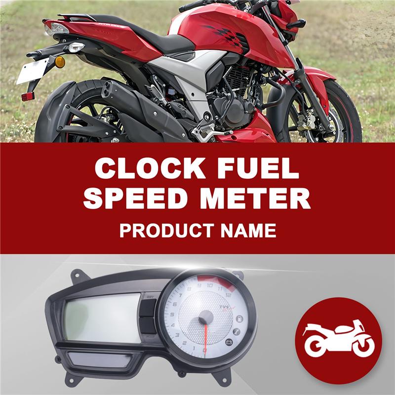 Motorcycle Tachometer Digital Odometer Motocross Speedometer Meter Gauge Dirt Bike For TVS APACHE RTR 160 CC 180