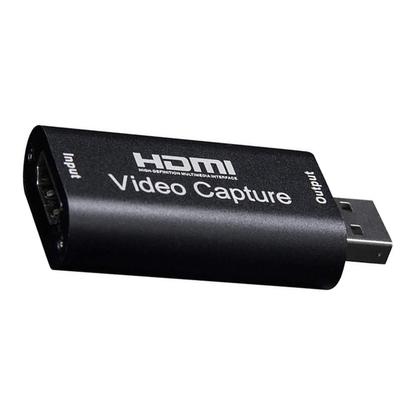 HUIKKJP Capture Board HDMI Capture Card, Ultra-Compact, USB 2.0 Compatible, 1080p, for Game Streaming, Screen Sharing, Recording, and Live
