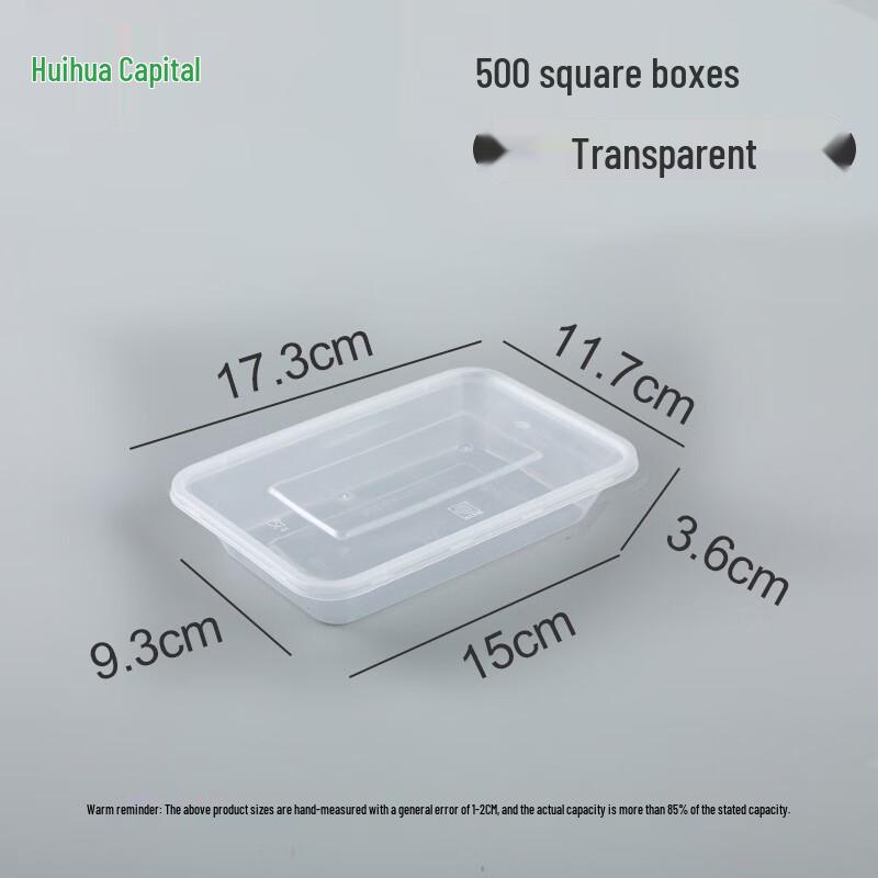 HUIHUADU Disposable Takeout Lunch Boxes with Lids