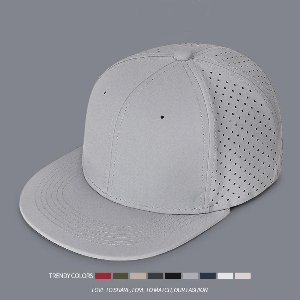 Full Closed Trucker Hat Causal Hip Hop Hat High Quality Flat Brim Stretchy Caps