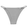 Seamless Low-Waist Ice Silk Thong - Women's Large Size