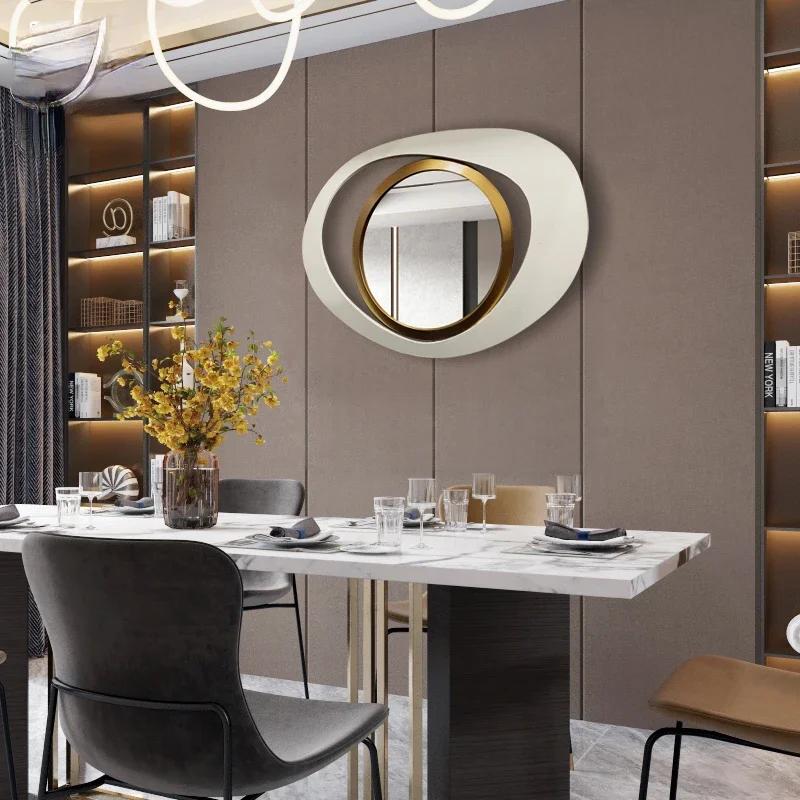 Macrame Mirror House Decoration Wall Hanging Decor Mirror Luxury Living Room Wall Decoration Room Decor Aesthetic