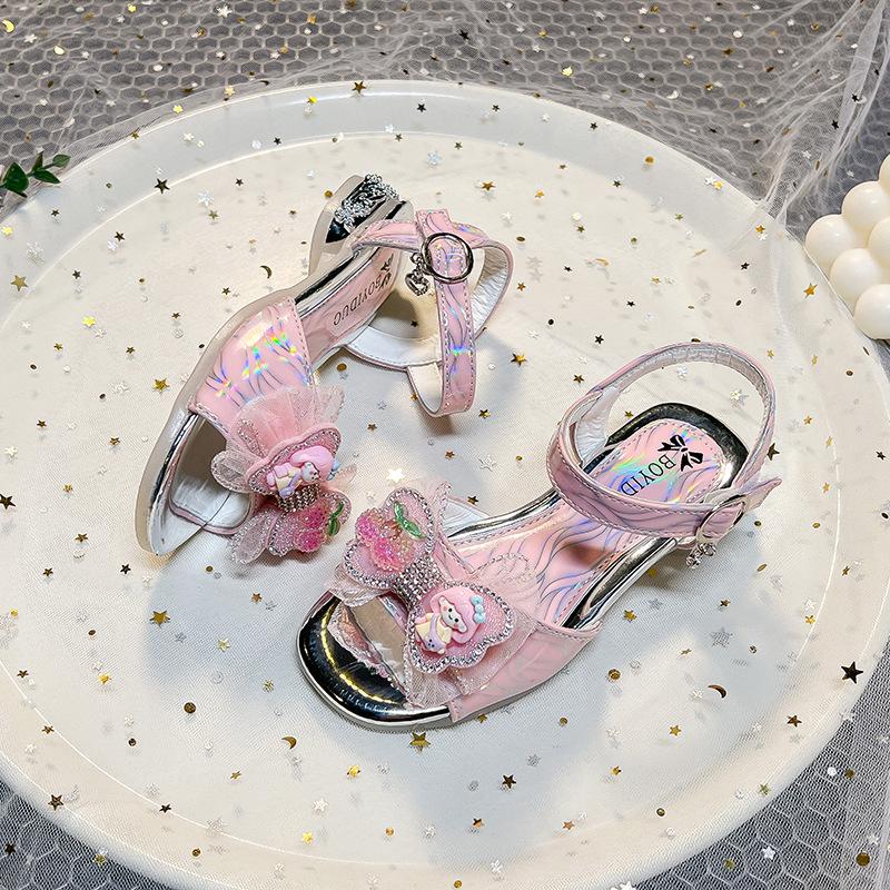 Sandali Gelatina per Bambini Piccoli Pantofole Cartone Animato Dinosauro Fondo Piatto Casa Traspiranti Ciabatte da Spiaggia Pantofola Bambina
