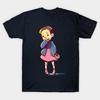 Asian Size Men Black Print T-shirt Stranger Things: Eleven No-Cut Heat Transfer Print Cotton Tshirt